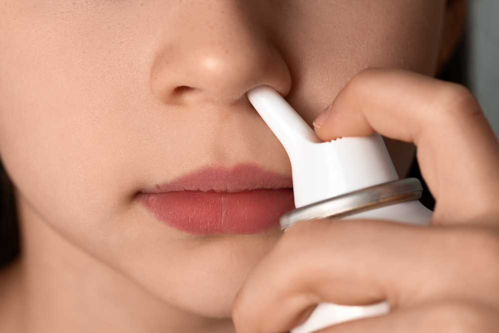 Lavado nasal en niños pequeños con suero fisiológico 